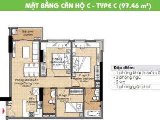 Bán căn hộ era town đức khải, 3pn 97m2,nhà trống,giá 2,850 tỷ  0916 887 ***