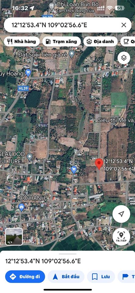 Đất 123 m2 ngang 5,5m gần hương lộ 39 suối tiên giá rẻ