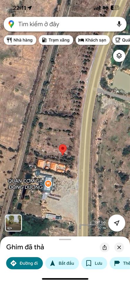 Chính chủ gửi bán lô đất mặt tiền quốc lộ 1a tại thuận nam ninh thuận dt 10598m2 chỉ 2,2tr/m2