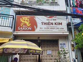 Nhà nở hậu, 2 mặt hẻm  nguyễn duy dương  3.7m x 17m (64m2)  nhích 6 tỷ