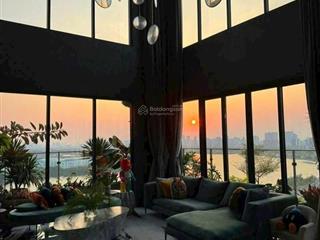 Bán căn duplex tầng sân vườn siêu hiếm tại the infiniti riviera point, dt 159m2, 3pn, view sông.