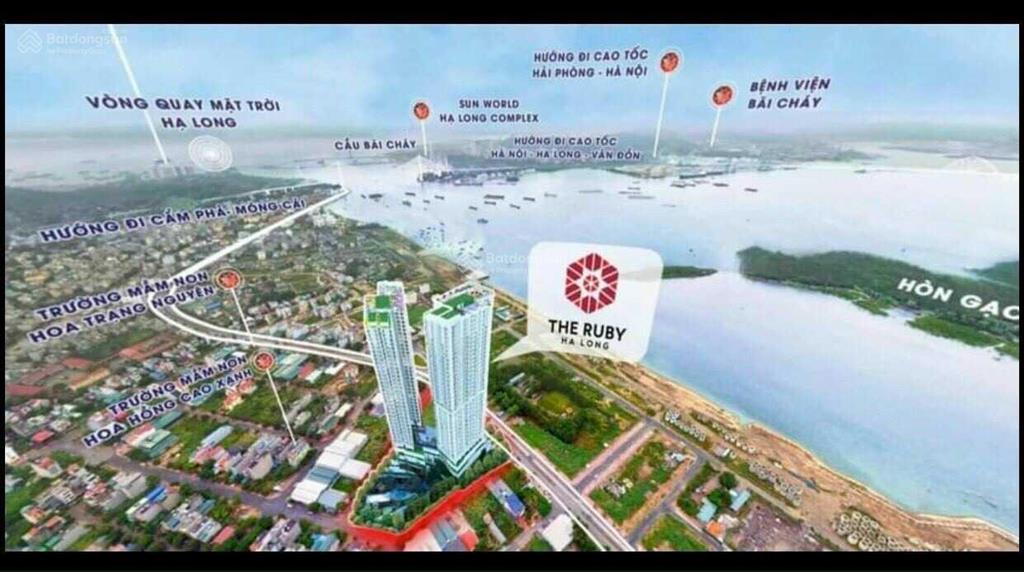 Cần bán gấp căn 2pn+ tòa b chung cư the ruby hạ long