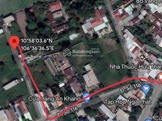 Bán 1300 m2 đất, trong đó có 255m2 thổ cư, đường hiện hữu 7m, khu dân cư đông, giá 6,8 tỷ