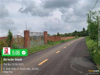 Sở hữu ngay 1,2ha đất vàng bình châu hồ tràm, giá chỉ 20 tỷ, thương lượng chính chủ
