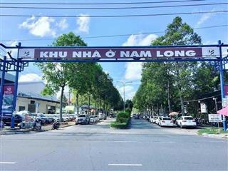 Bán nền biệt thự đường số 1 khu nhà ở nam long, ql nam sông hậu, hưng thạnh, q cái răng, tp cần thơ
