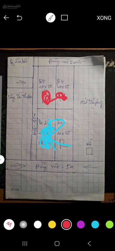 Bán 2 lô đất vườn ở khu hồ tôm, xã thanh trạch, bố trạch, quảng bình