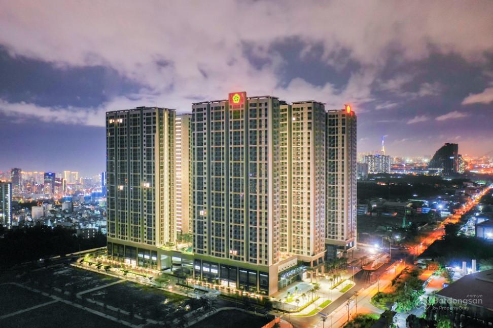 Cho thuê 2pn q7 saigonriverside nhà mới giá thuê 9tr/ thang có nội thất bếp.  0905 705 *** nguyệt