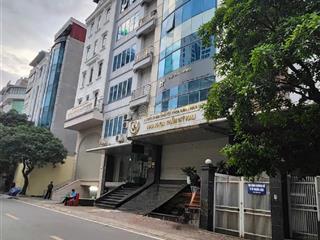 Bán tòa nhà văn phòng phố trần thái tông, đường hè khu đấu giá mẫu mực, 155m2 hơn 90 tỷ