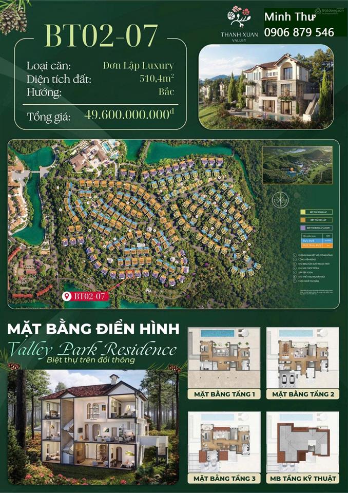 Suất đặc biệt bt đơn lập luxury đối diện intercontinental 6sao, đã hiện hữu, 510.4m2, đất ở