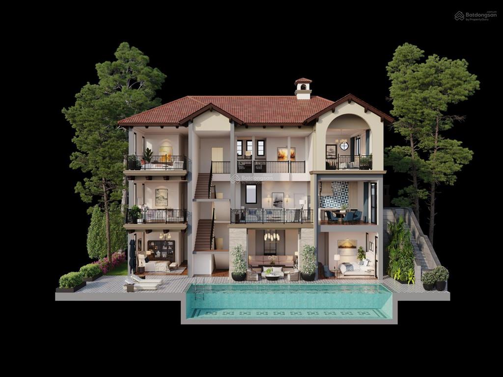 Suất đặc biệt bt đơn lập luxury đối diện intercontinental 6sao, đã hiện hữu, 510.4m2, đất ở