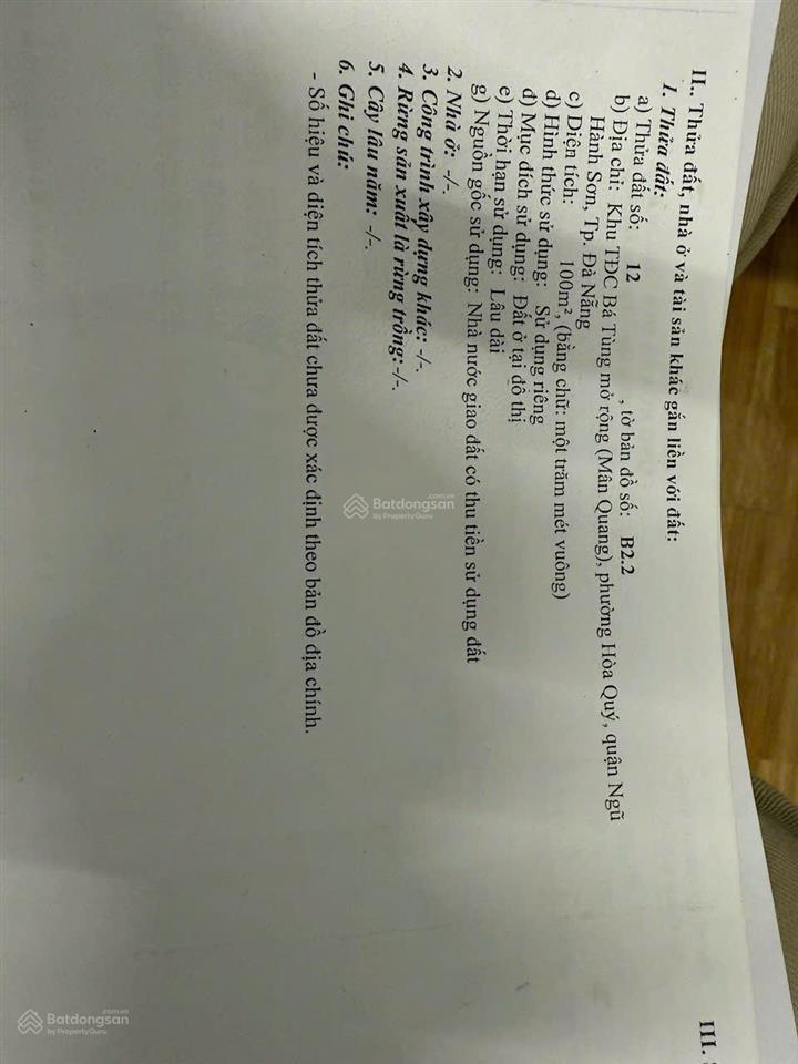 Bán đất view công viên khu dân cư bá tùng hoà quý