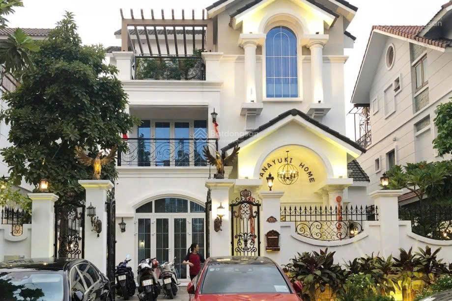 Cho thuê biệt thự đơn lập nam phú  khu compound an ninh, 5pn, nhà đầy đủ nội thất mới rất đẹp