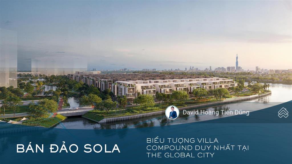 Biệt thự song lập bán đảo sola  the global city  giá tốt chỉ 58 tỷ full vat  call ngay