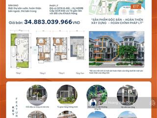 Biệt thự song lập gladia khang điền quận 2 giá tốt nhất  e17 giá 34 tỷ all in  ck khủng từ cđt