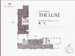 Bán 2 căn penthoues 771m2 và 776m2 toà m1 có 4 mặt thoáng trần cao 6m view công viên hồ