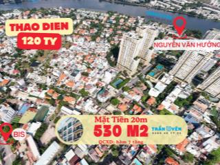 Bán đất xây căn hộ dịch vụ tại thảo điền, hiếm có ngang 20m