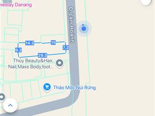Bán đất biển mỹ khê  mt lâm hoành 232m2 (7,2x29) view biển mỹ khê  xây toà khách sạn, căn hộ đẹp