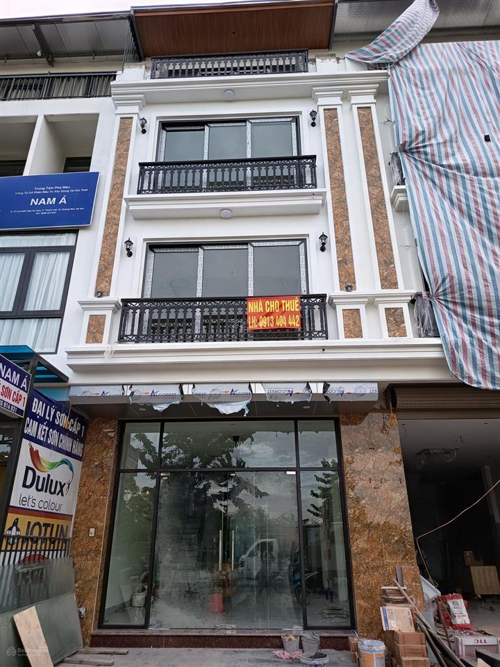 Cho thuê nhà mới xây 5 tầng mặt phố, trung tâm quận hoàng mai thành phố hà nội. sổ đỏ chính chủ