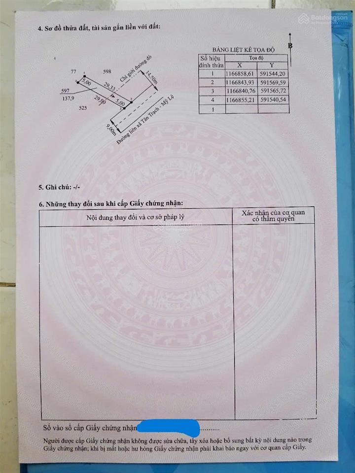 Chính chủ cần bán lô đất thổ cư 137.9m2 shr, mt đường nhựa 9m, xã mỹ lệ, h. cần đước, tỉnh long an