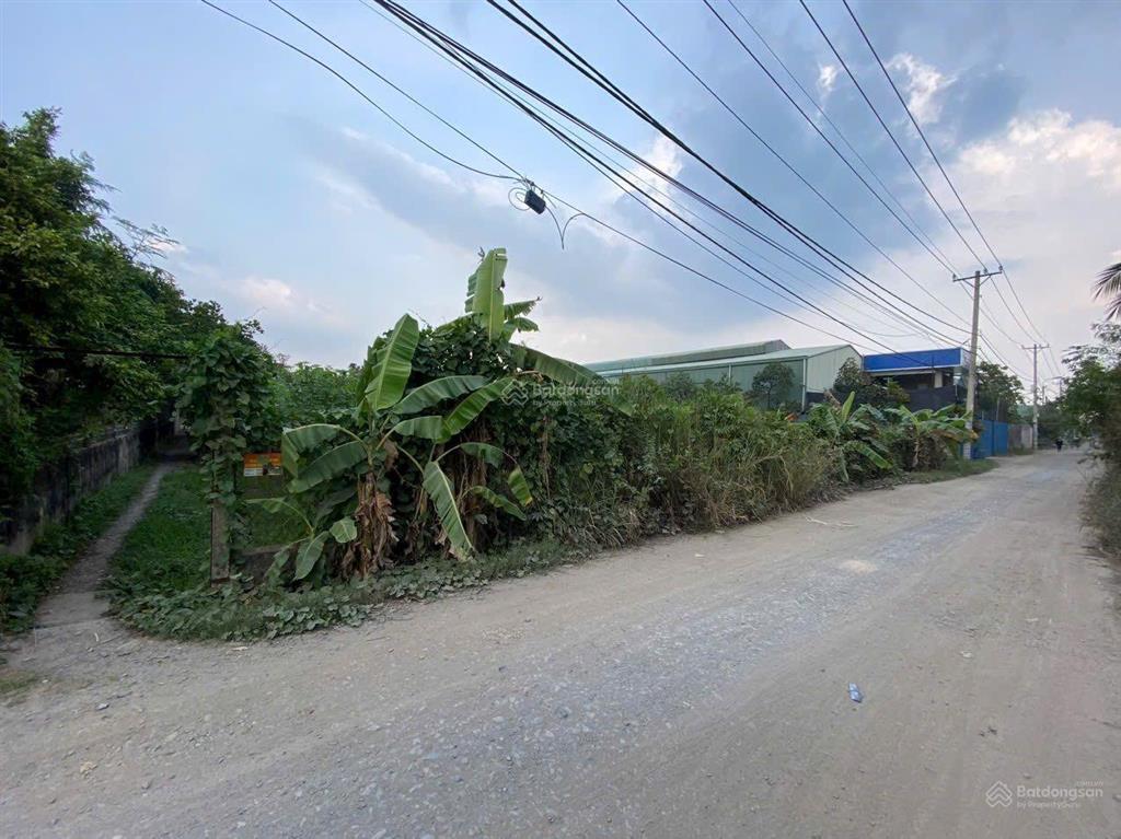 Bán lô đất full thổ cư hai mặt tiền đường xe container thông ra đường tl9, bình mỹ, củ chi