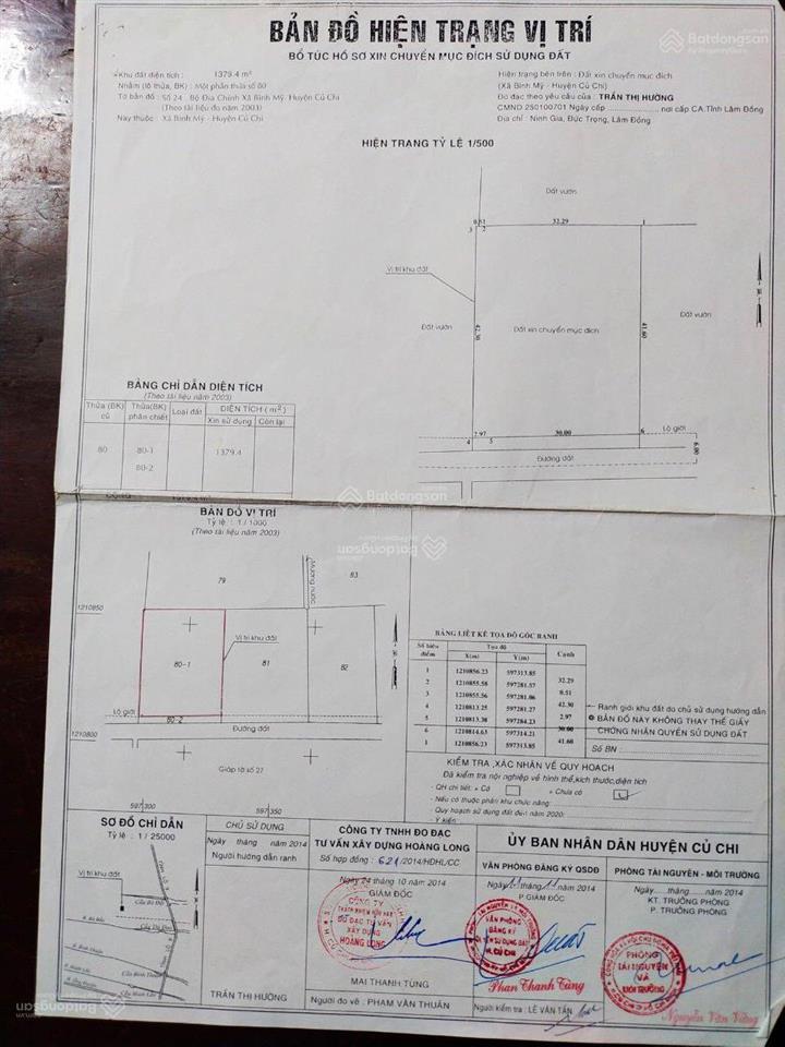 Bán lô đất full thổ cư hai mặt tiền đường xe container thông ra đường tl9, bình mỹ, củ chi