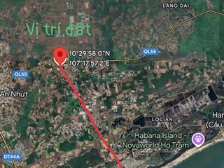 Bán đất 7600m2 đối diện kcn đất đỏ brvt có 500m2 thổ cư đường nhựa 6m tiện làm kho, xưởng nhà nghỉ