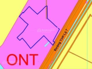 Cần bán lô đất mặt tiền đường tl7, phước thạnh, củ chi, tiện phân lô, nhà xưởng công ty trường lái