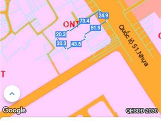 Cần bán lô đất có nhà 2mt đường quốc lộ 51, thổ cư, thuận tiện kd buôn bán vạn nghề, giá đầu tư