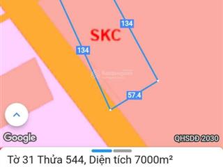 Cần bán lô đất 7000m2 qh full skc sát bên quỹ đất của vingroup, phù hợp làm kho xưởng, đường xe tải