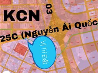 Chủ kẹt tiền bán gấp vài lô đất mt nguyễn ái quốc (25c) gần vđ03, thổ cư, giá rẻ nhất cùng vị trí