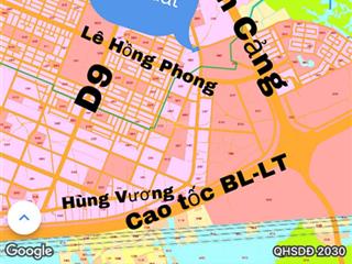 Cần bán lô đất 2mt đường hùng vương cách lê hồng phong 200m, qh full ont, kd vạn nghề, giá đầu tư