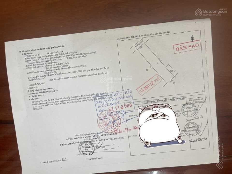 Chủ kẹt tiền cần bán vài lô đất mt đường nhựa 1/quốc lộ 51, thổ cư, sát ngã tư 67, giá đầu tư