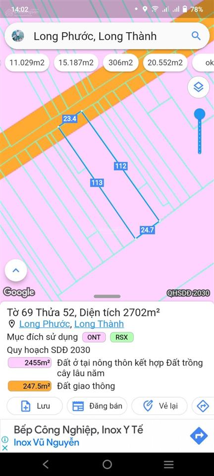 Chủ kẹt tiền cần bán vài lô đất mt đường nhựa 1/quốc lộ 51, thổ cư, sát ngã tư 67, giá đầu tư