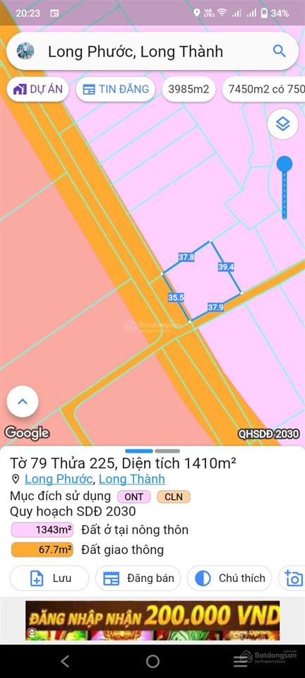 Chủ kẹt tiền cần bán vài lô đất mt đường nhựa 1/quốc lộ 51, thổ cư, sát ngã tư 67, giá đầu tư