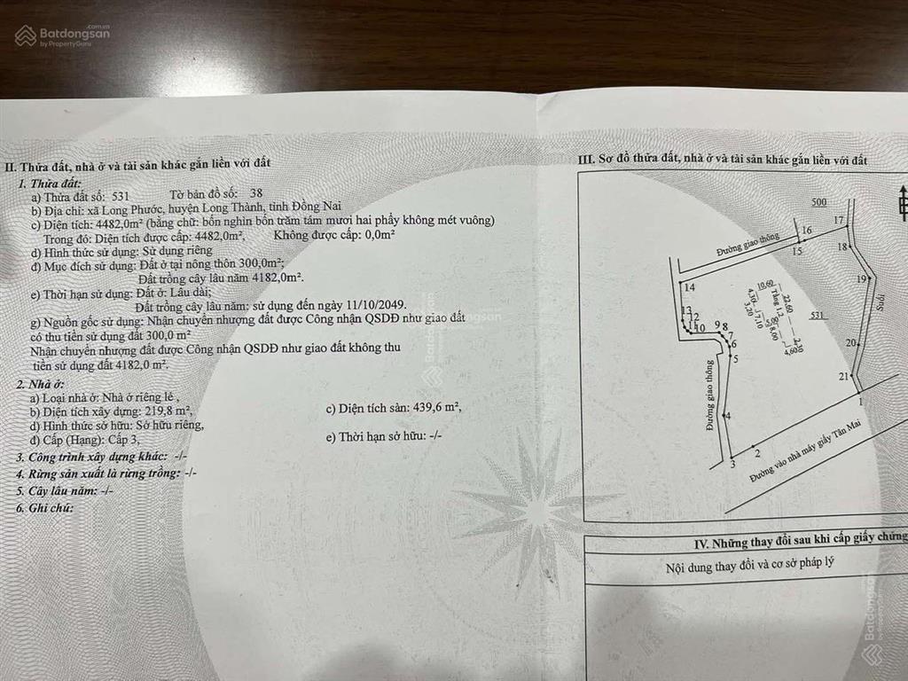 Chủ kẹt tiền cần bán vài lô đất mt đường nhựa 1/quốc lộ 51, thổ cư, sát ngã tư 67, giá đầu tư