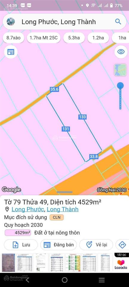 Chủ kẹt tiền cần bán vài lô đất mt đường nhựa 1/quốc lộ 51, thổ cư, sát ngã tư 67, giá đầu tư