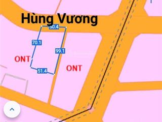 Cần bán gấp vài lô đất góc 2mt đường hùng vương gần đường liên cảng, thổ cư, giá rẻ nhất khu vực