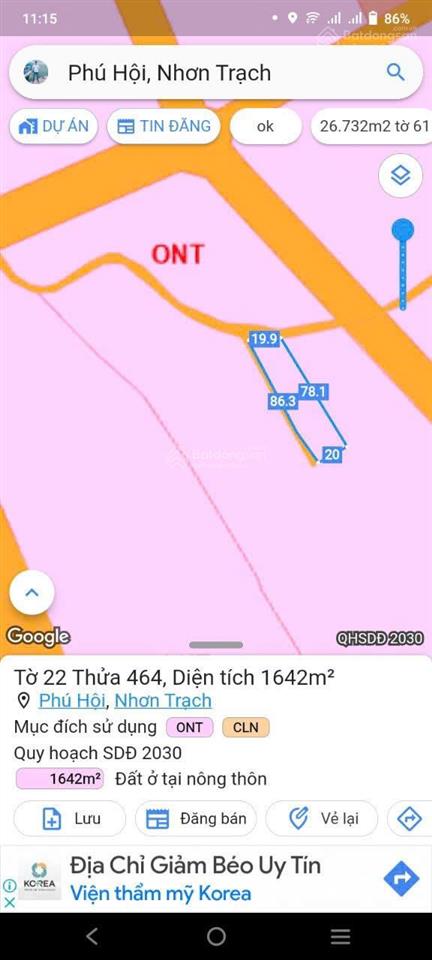 Cần bán gấp vài lô đất đường ôtô 1/đường lý thái tổ & nguyễn hữu cảnh, thổ cư, sát ngã tư long tân