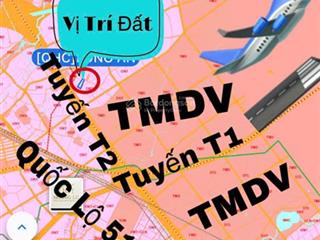 Bán vài lô đất góc 2mt đường nhựa trước sau 1/giải phóng sát tuyến t2, qh ont, mặt trước sb, giá rẻ