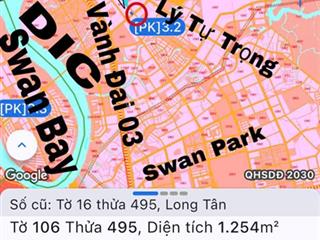 Cần bán vài lô đất góc 2mt đường lý tự trọng cách vđ03 600m, gần swan bay, qh ont, giá rẻ đầu tư