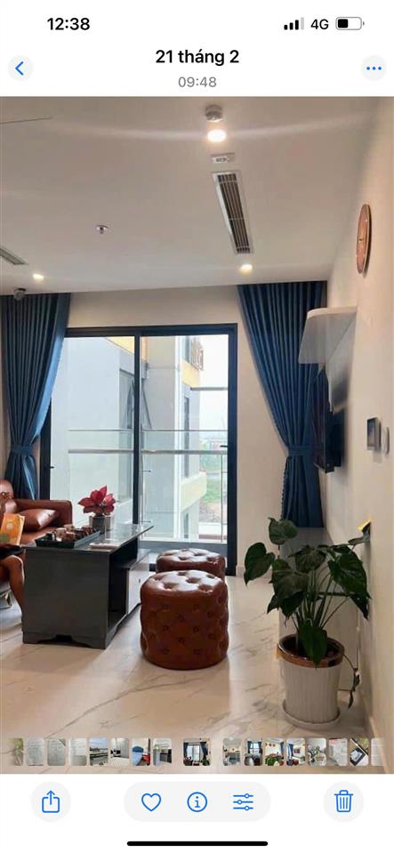 Bán căn hộ vinhomes grand park be1| 1pn+ 48,7m² | view công viên 36ha full nội thất