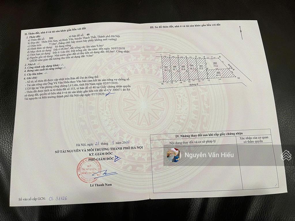 Chính chủ bán lô góc 2 mặt tiền 3 mặt tiền đồi sen bình yên, 0911 162 ***