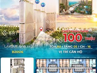 Bán căn hộ 2pn duy nhất view góc sun world dự án blanca city vũng tàu