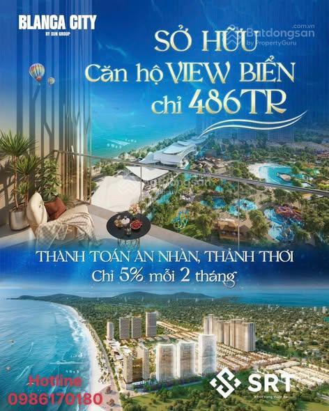 Blanca city by sun group sở hữu căn hộ view biển chỉ 486 triệu