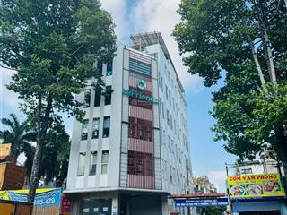 Giảm 20tỷ còn 90tỷ bán tòa văn phòng hầm 7 tầng 8,5x30m chuẩn pccc góc 2mt lý thường kiệt tân bình