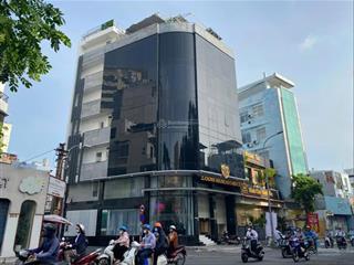 Tòa nhà hầm 8 tầng 1200m2 sàn chỉ 125tỷ hđ thuê 300tr/th góc 2 mặt tiền pasteur & trần quốc toản q3