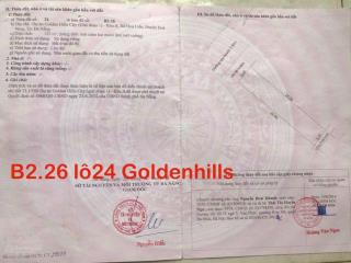 Chính chủ cần bán lô golden hill . vị trí đẹp . gần nguyễn tất thành nối dài . giá 2 tỷ 750