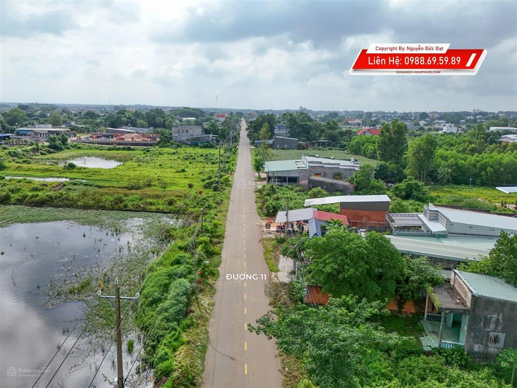 Bán 5x107m mặt tiền đường 11, gần ngay ngã tư 16, suối nghệ, châu đức