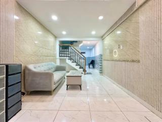 Ngộp bank  bán nhà mới 3 tầng, nguyễn an ninh, bình thạnh, 3.3x17m, sát phú nhuận, giá 7.5 tỷ tl