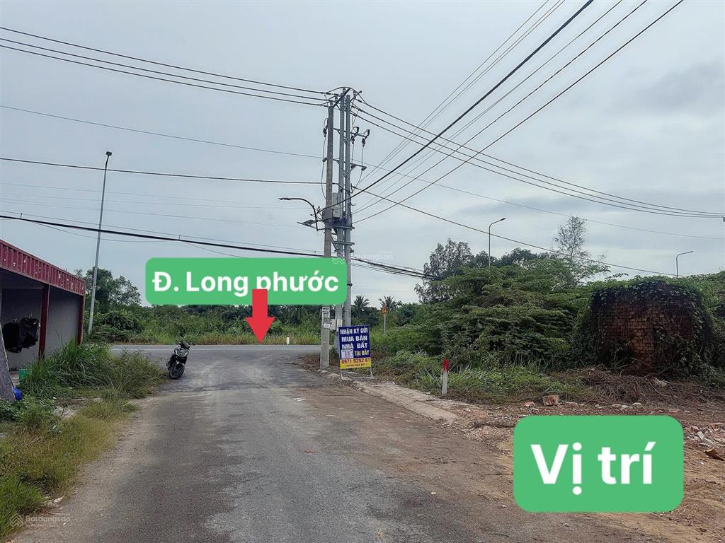 Bán lô đất đẹp 1 sẹt đường long phước  cách vinhomes 700m  giá chỉ 3,45 tỷ / 59,5m2